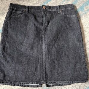 Old Navy Charcoal Size 14 Knee Length Skirt